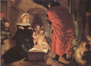 Claesz Aert The Nativity (mk05) oil painting image